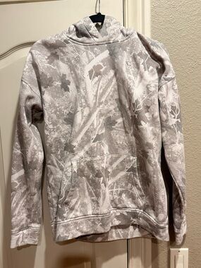 Abercrombie Kids Essential Popover Camo Hoodie